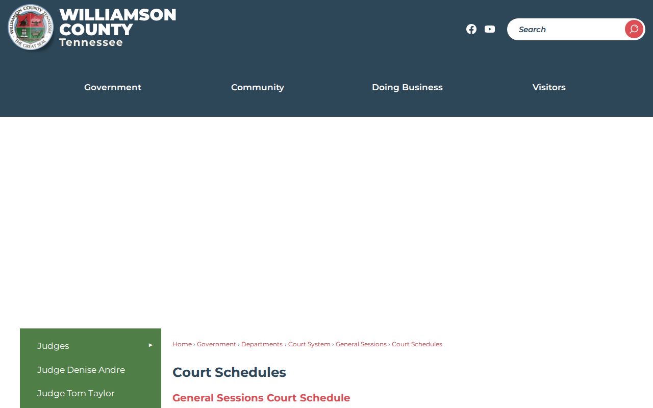 Williamson County bond and jail docket schedule