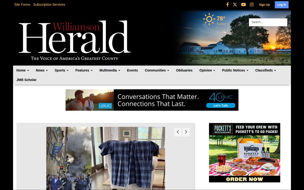 Williamson Herald coverage relevant to Williamson County arrest reports